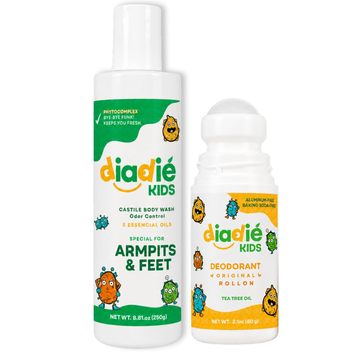 DIADIÉ Kids Natural Body Wash bottle front view
