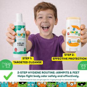 DIADIÉ Kids Natural Deodorant Stick applied on skin