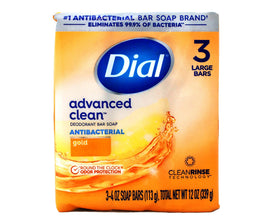 Dial 4 oz Gold Dial Antibacterial Soap Bar front view