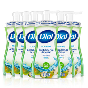 Dial Antibacterial Defense Foaming Hand Soap Fresh Pear front view