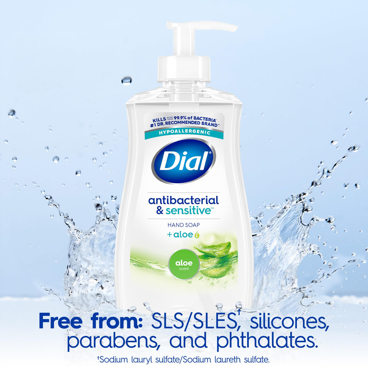 Dial Antibacterial Defense Liquid Hand Soap Aloe product details