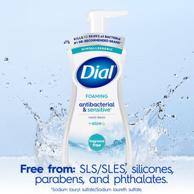 Dial Antibacterial Foaming Hand Soap 7.5 Fl Oz in kitchen setting