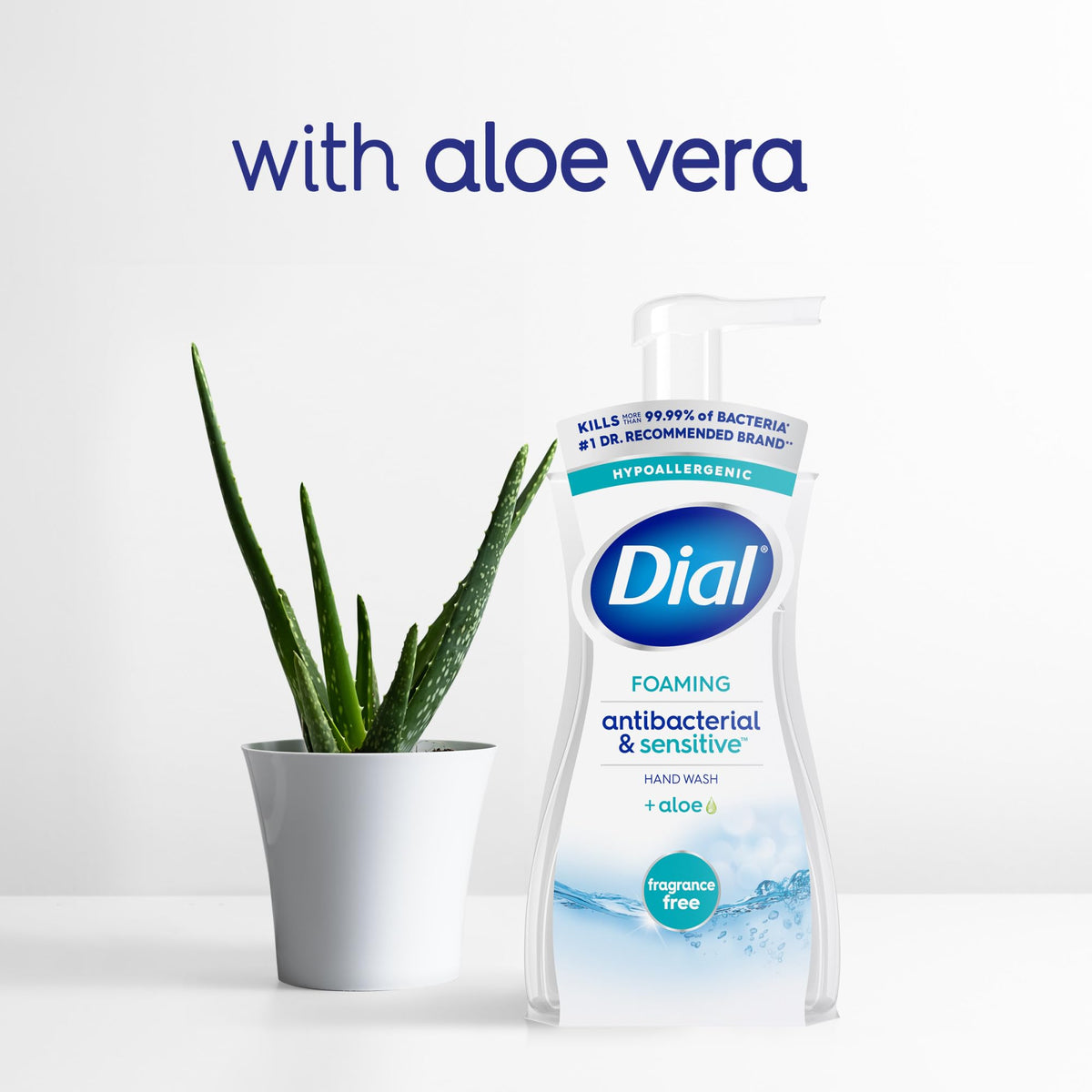 Dial Antibacterial Foaming Hand Soap 7.5 Fl Oz label details