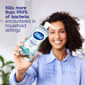 Dial Antibacterial Foaming Hand Wash Coconut Water back view