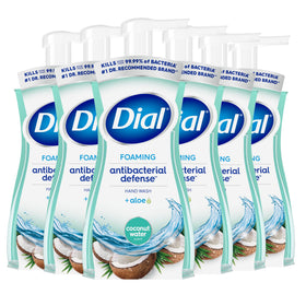 Dial Antibacterial Foaming Hand Wash Coconut Water front view