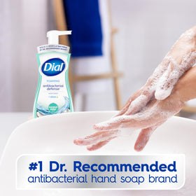 Dial Antibacterial Foaming Hand Wash Coconut Water side view