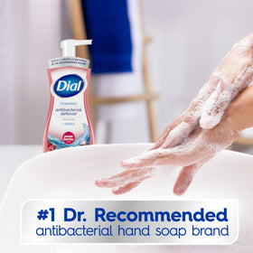 Dial Antibacterial Foaming Hand Wash Power Berries side view