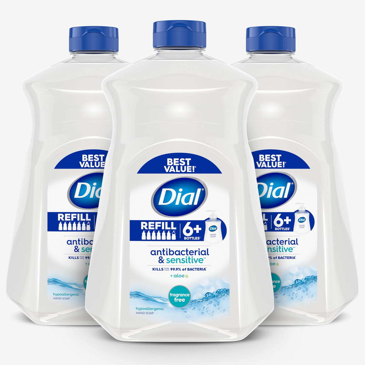 Dial Antibacterial Liquid Hand Soap 52 fl oz front view