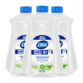 Dial Antibacterial Liquid Hand Soap Aloe Scent 52 fl oz bottle front view