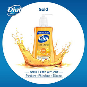 Dial Antimicrobial Liquid Soap with refreshing scent label