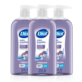 Dial Body Wash Calm & Soothe Lavender & Jasmine 3-Pack front view