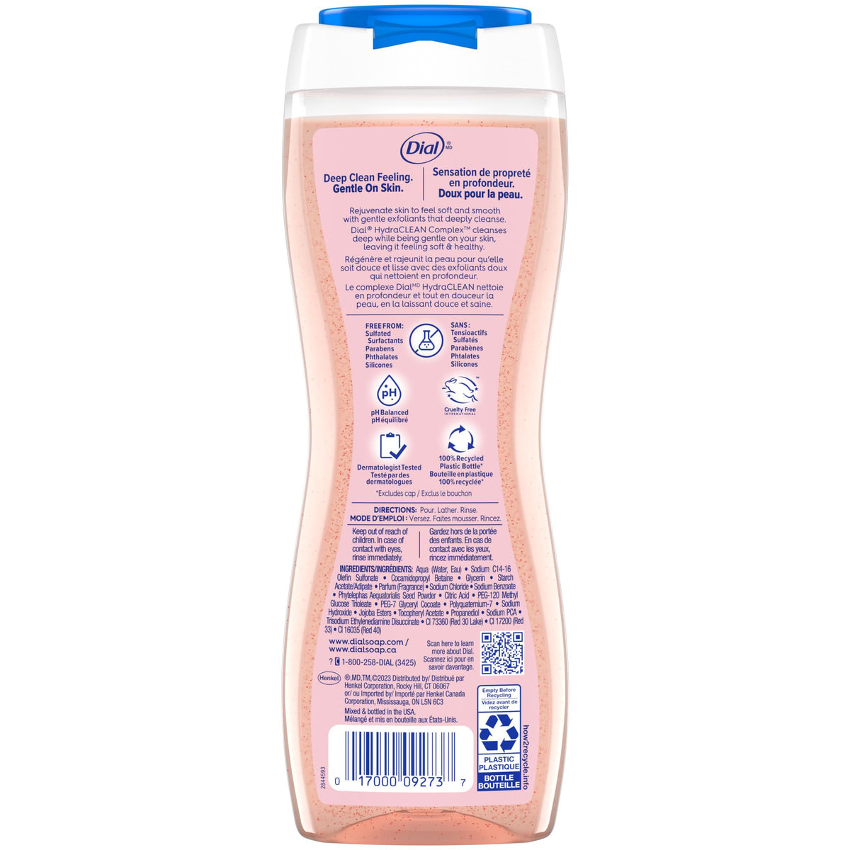 Dial Body Wash packaging showing 4-pack