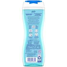 Dial Body Wash Refresh & Renew Spring Water 16 fl oz back view