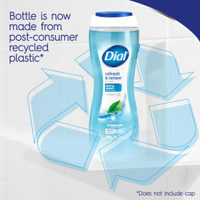 Dial Body Wash Refresh & Renew Spring Water 16 fl oz packaging