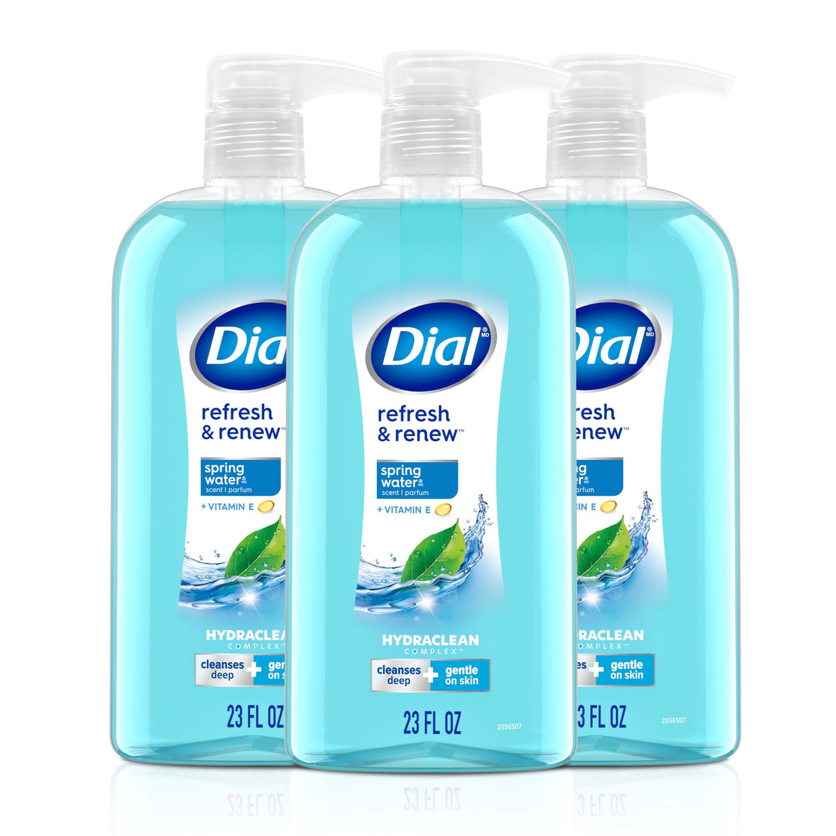 Dial Body Wash Refresh & Renew Spring Water 23 Fl Oz front view