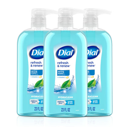 Dial Body Wash Refresh & Renew Spring Water 23 Fl Oz front view