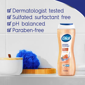 Dial Body Wash Silk & Seaberry bottle side view