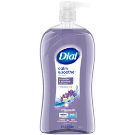 Dial Calm & Soothe Lavender & Jasmine Body Wash 32 Fl Oz front view