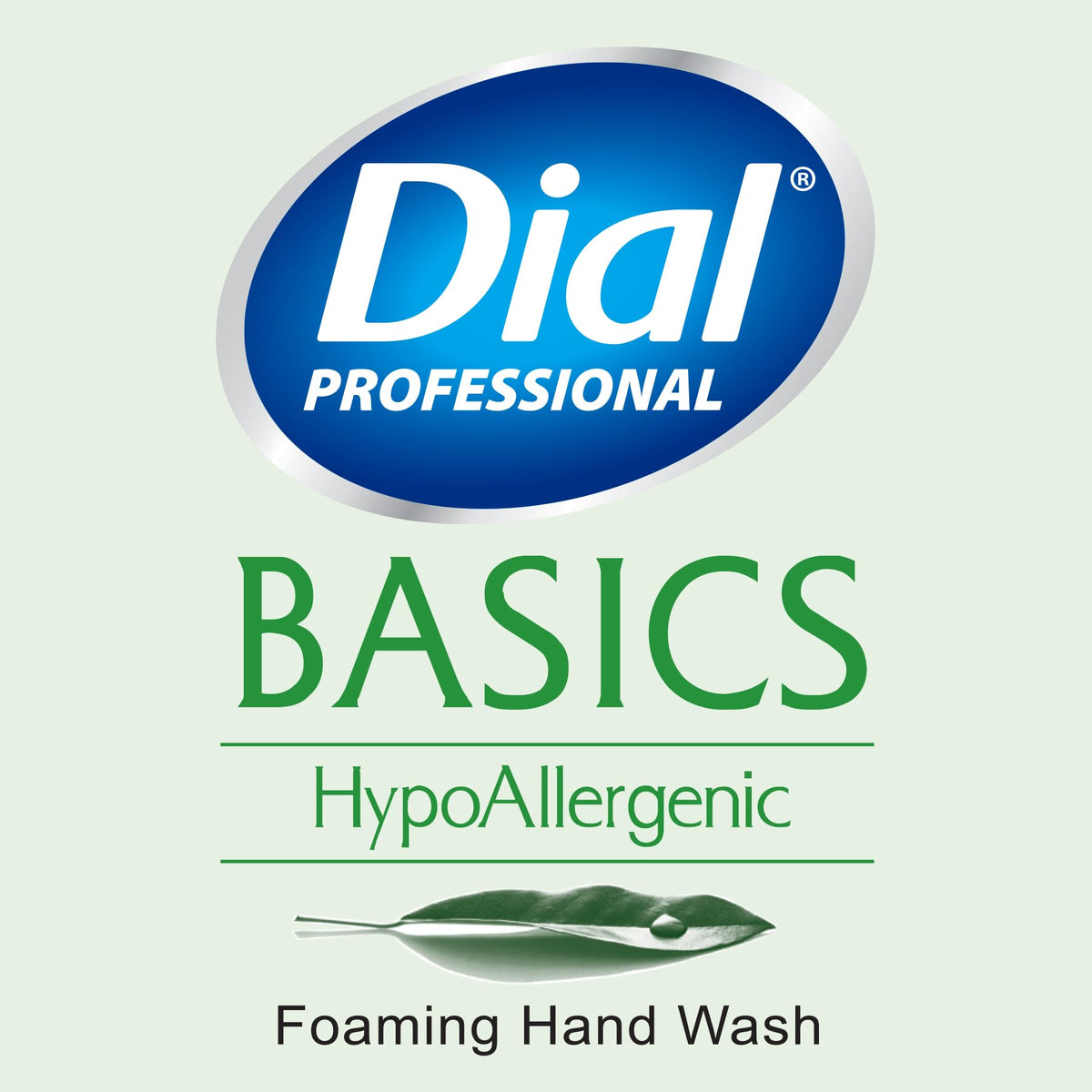 Dial Foaming Hand Wash bottle with pump and label