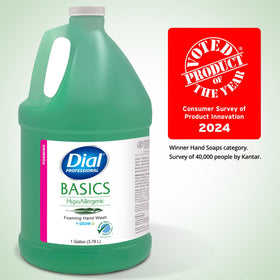 Dial Foaming Hand Wash with aloe and moisturizers ingredient highlights