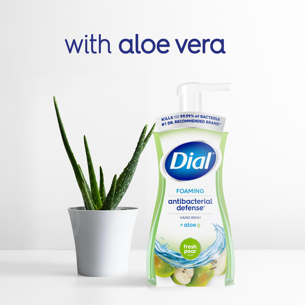 Dial Fresh Pear hand soap with pump dispenser