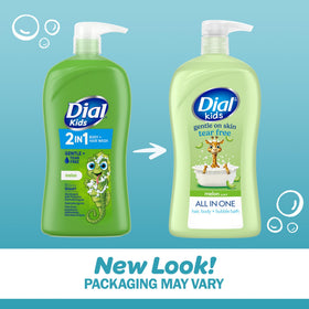 Dial Kids All-in-1 Body Wash bottle side view