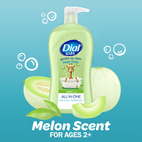 Dial Kids All-in-1 Body Wash lathering on skin