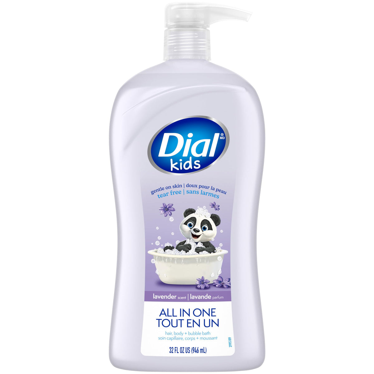 Dial Kids Lavender 3-in-1 Body Wash 32 Fl Oz front view