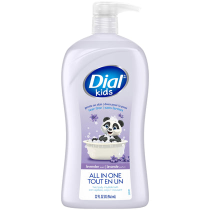 Dial Kids Lavender 3-in-1 Body Wash 32 Fl Oz front view