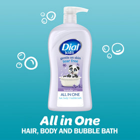 Dial Kids Lavender Body Wash bottle side view