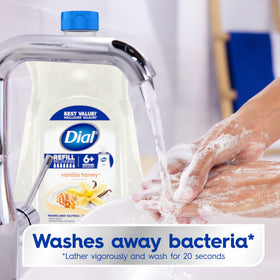 Dial Liquid Hand Soap Vanilla Honey 52 Fl Oz packaging