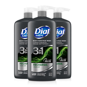 Dial Men 3-in-1 Body Wash Recharge 23 Fl Oz front view