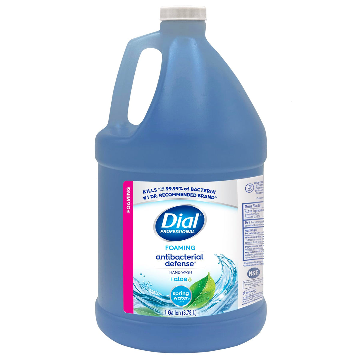 Dial Professional Antibacterial Foaming Hand Wash 128 Fl Oz front view