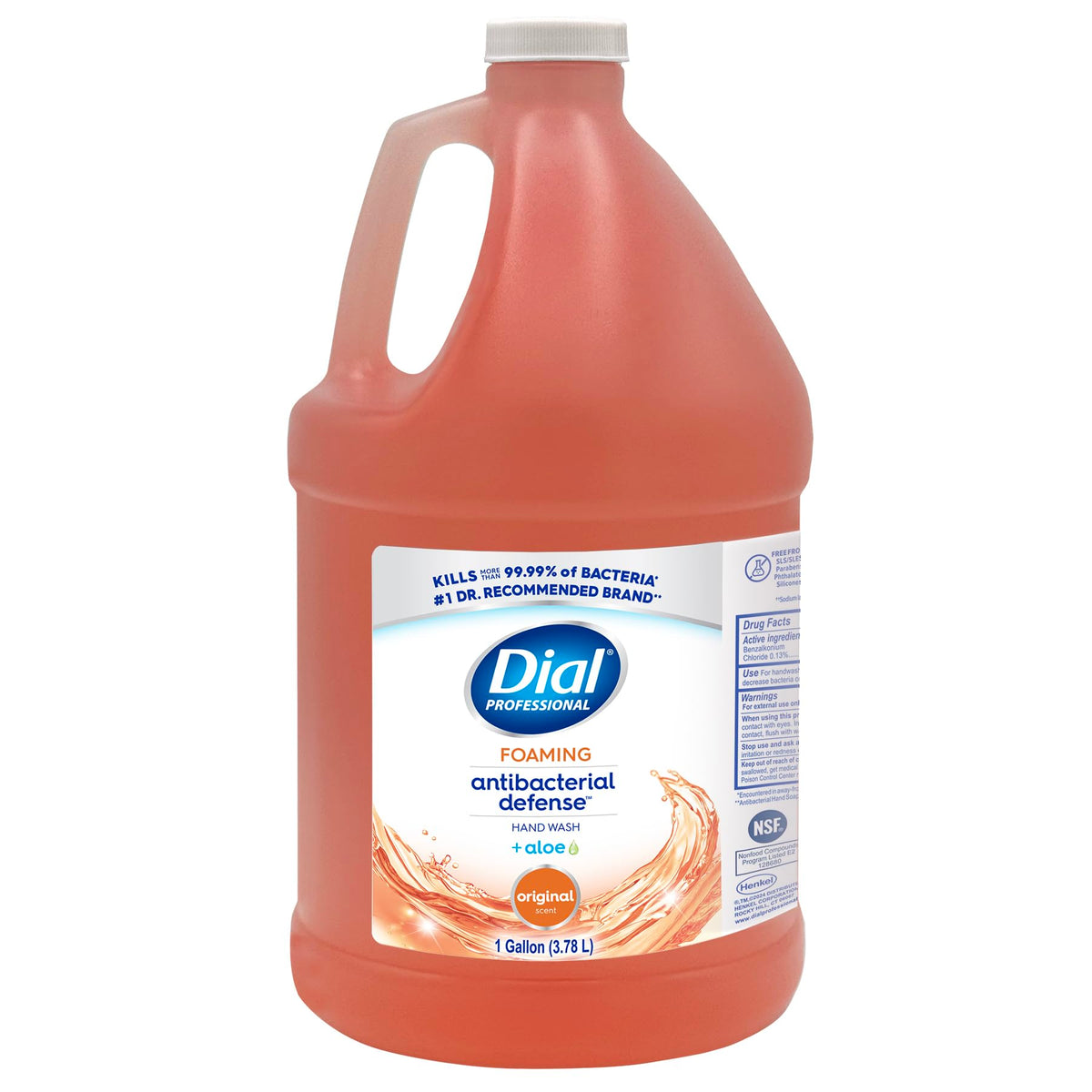Dial Professional Antibacterial Hand Wash 128 Fl Oz front view