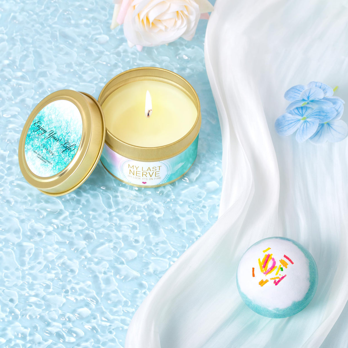 Diamond handmade soap included in GEMTEND Spa Gift Basket