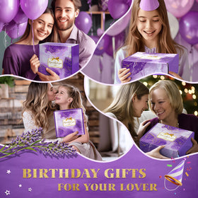 Diamond soap included in Qivatex Lavender Gift Set