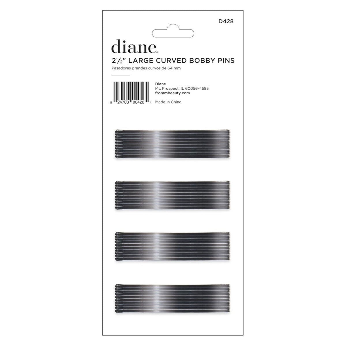 Diane 2.5-inch bobby pins on a styling table