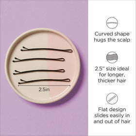 Diane 40-count black bobby pins in packaging