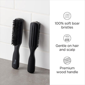 Diane Boar Bristle Brush showing soft bristles