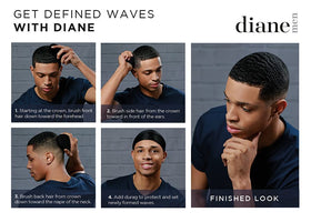 Diane Boar Bristle Club Brush demonstrating use on hair