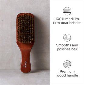 Diane Club Wave Brush showing medium boar bristles
