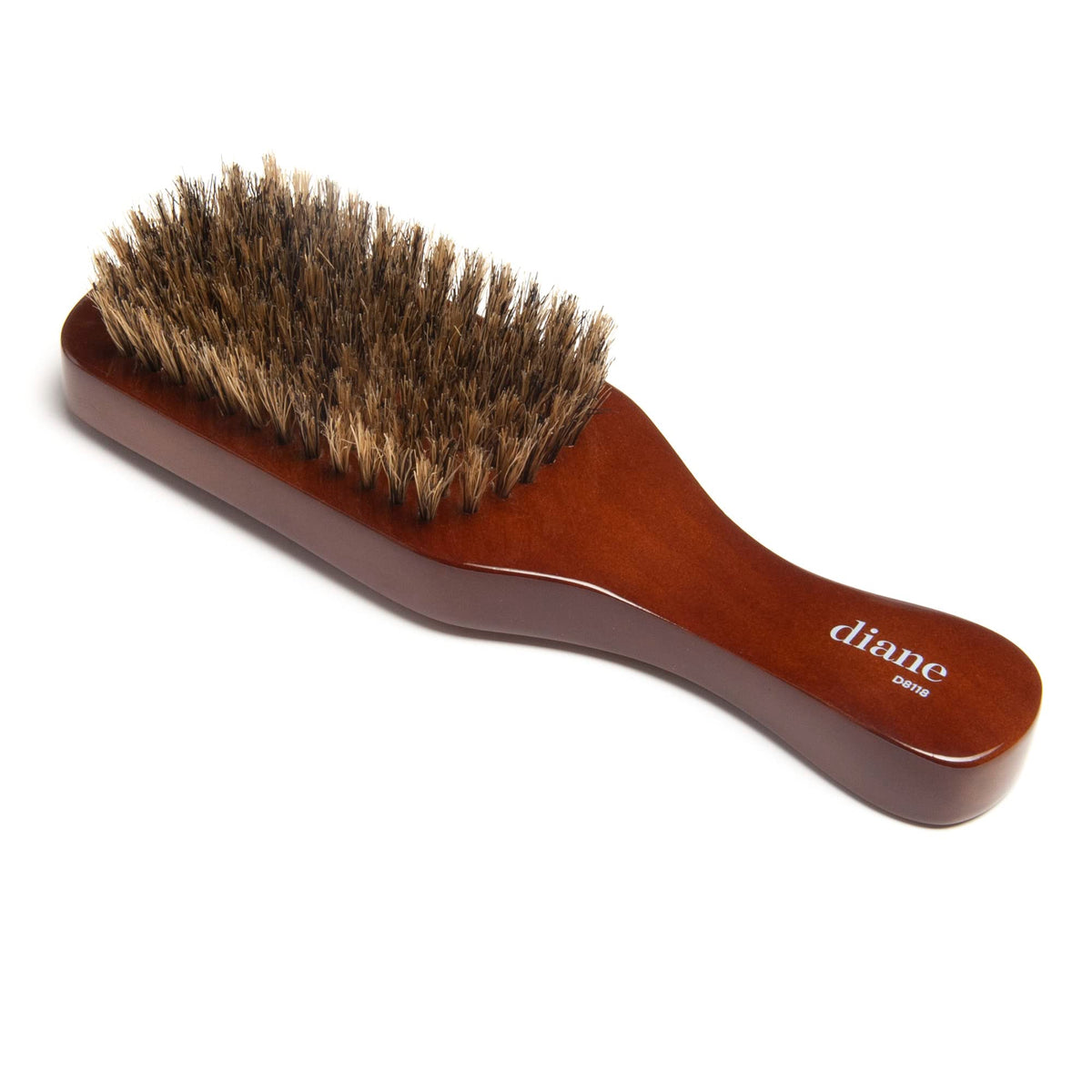 Diane Premium Boar Bristle Club Wave Brush front view