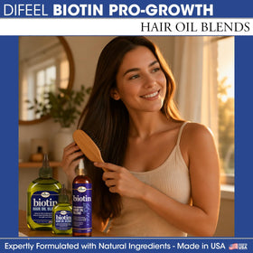 Difeel Biotin Hair Oil Blend lifestyle scene
