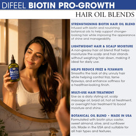 Difeel Biotin Hair Oil Blend with botanical oils