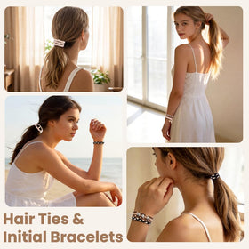 Different angles of DIYDEC Boho Hair Ties