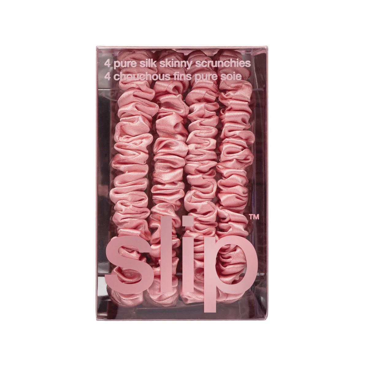 Different angles of SLIP Silk Hair Ties