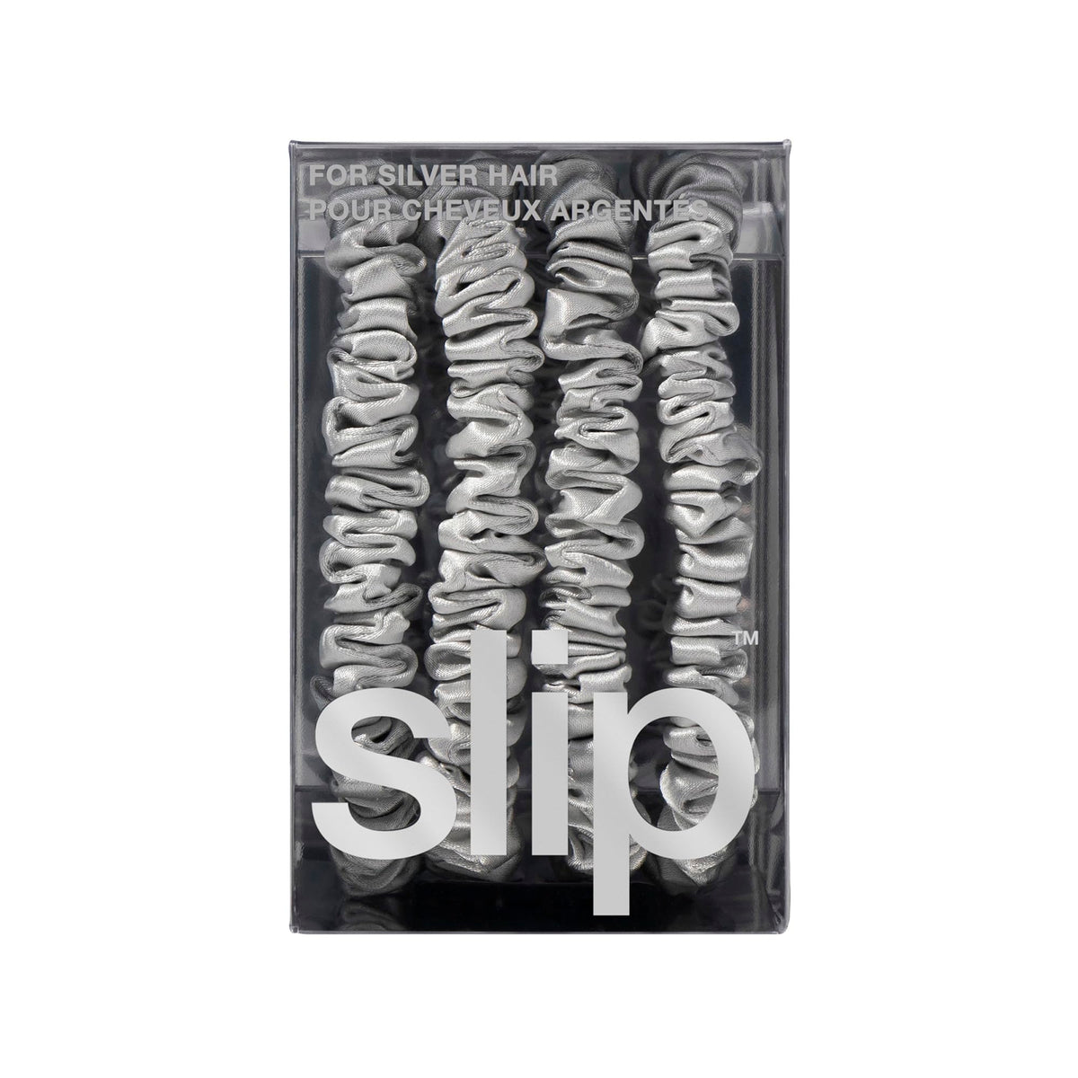 Different hairstyles created using SLIP Silk Skinny Scrunchies
