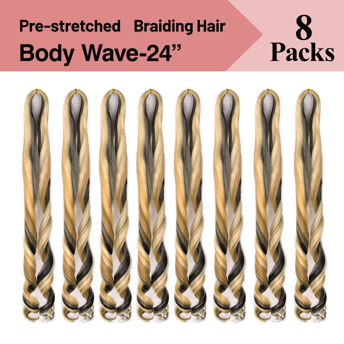 Different hairstyles created with Luoyudu French Curl Braiding Hair
