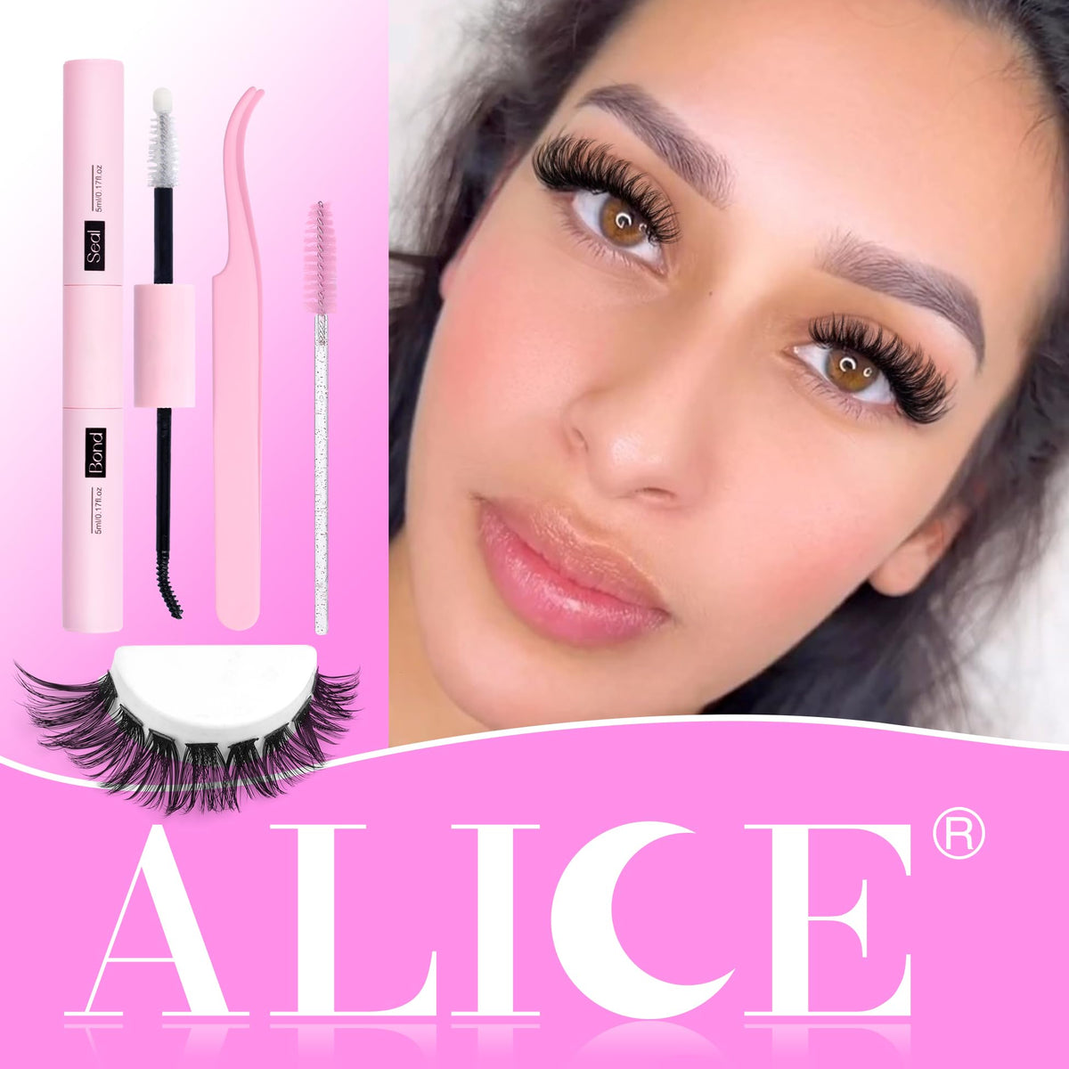 Different lengths of lash clusters in the ALICE kit