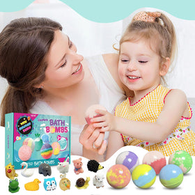 Different scents of Lisotera bath bombs displayed